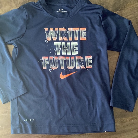Nike Other - Nike Boys Dri-Fit Navy Long Sleeve - Sz 5-6